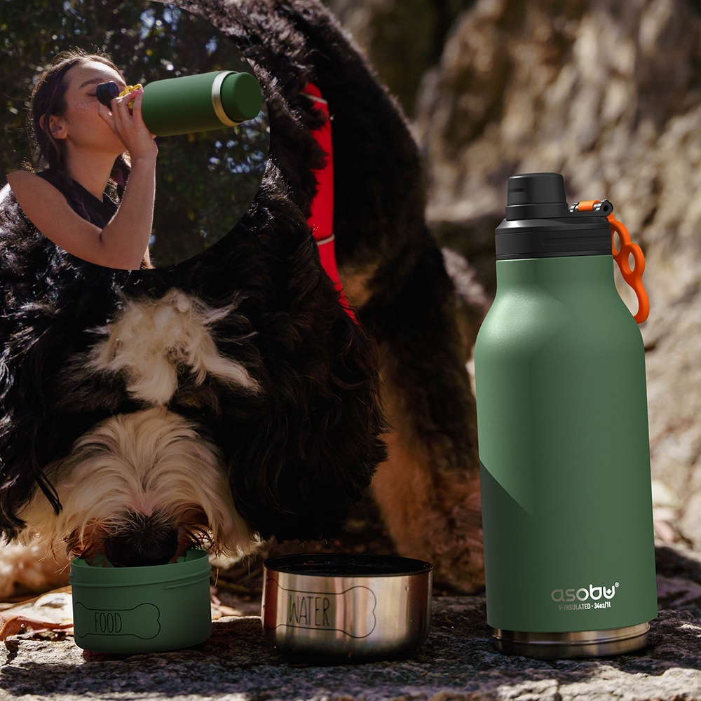 asobu-barky-bottle-hundenapf-flasche-green image 6