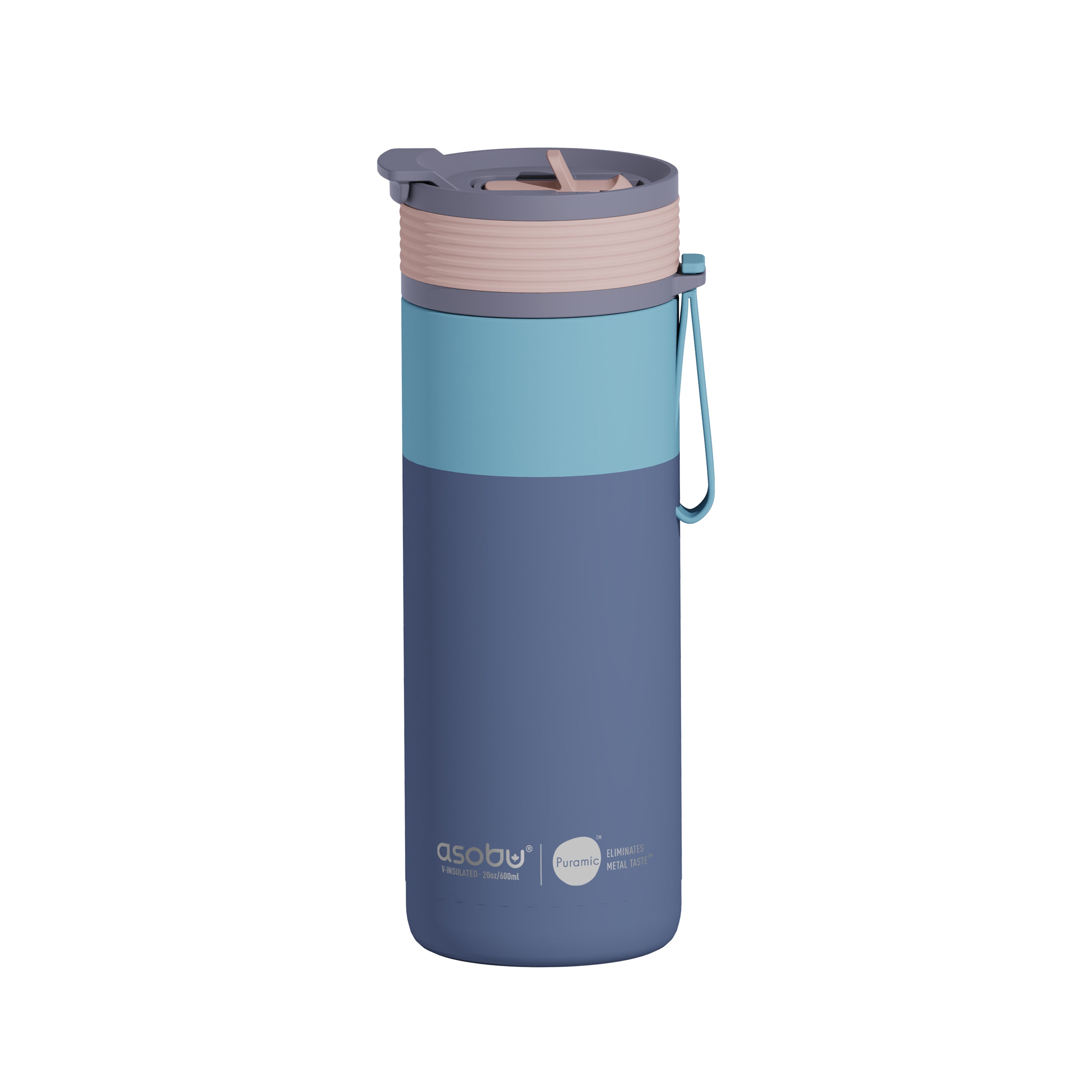 asobu-aspen-pastel-blue-special-edition-travel-bottle-20-oz-mit-keramikbeschicht image 1