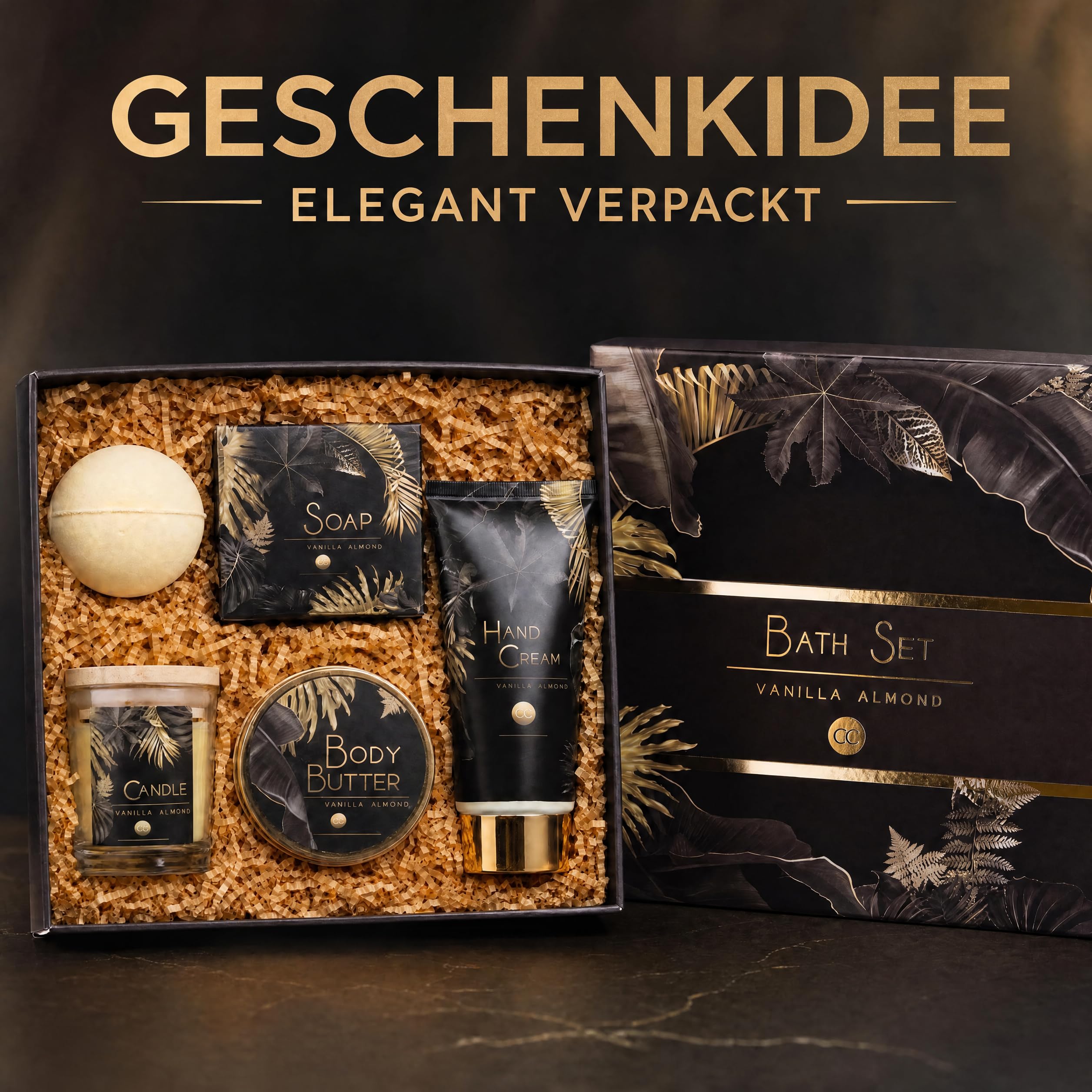 accentra-luxury-pflegeset-vanille-mandel-5-teilig-in-geschenkbox image 2