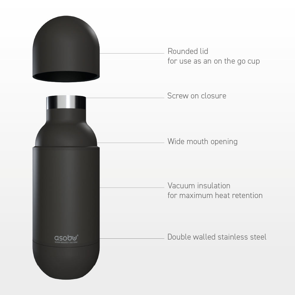 asobu-puramic-orb-bottle-isolierflasche-414ml-14oz-black image 3