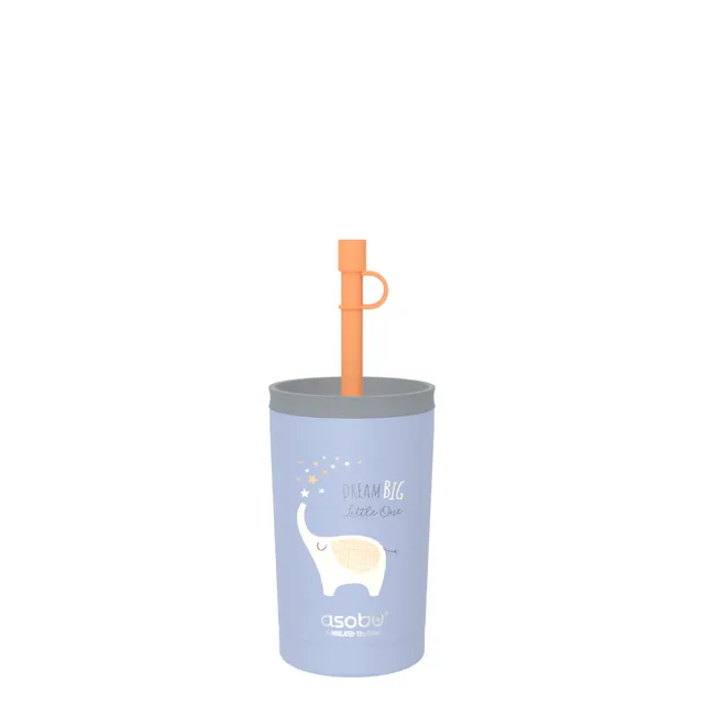 asobu-blue-mini-sippy-12oz-kinder-trinkflasche-edelstahl image 1