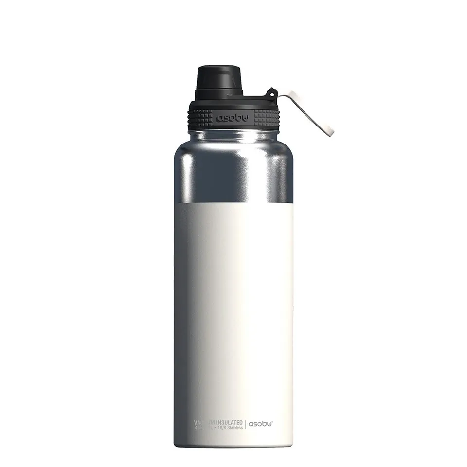 asobu-white-mighty-flask-isolierflasche-40oz image 1