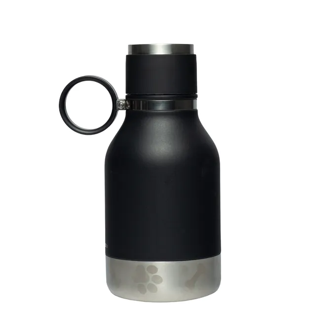 asobu-dog-bowl-bottle-black-isolier-trinkflasche-mit-hundenapf image 1