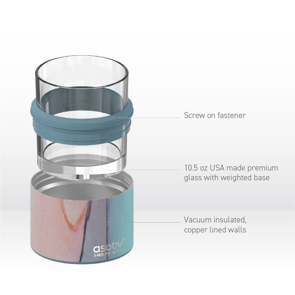 asobu-aqua-marble-whiskey-insulated-sleeve image 5