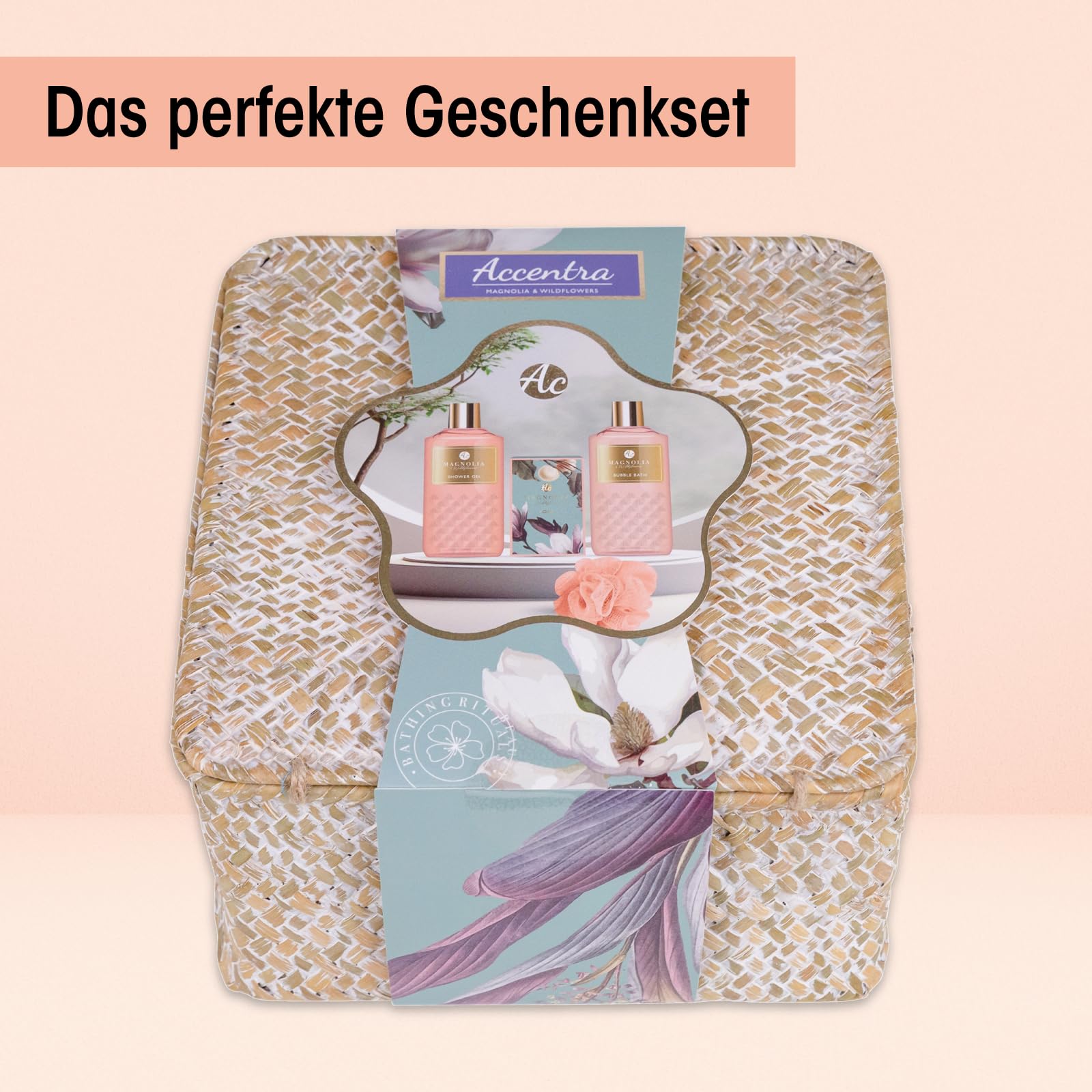 accentra-bathing-rituals-geschenkset-damen-4-teilig-magnolia-wildflower-mit-korb image 3