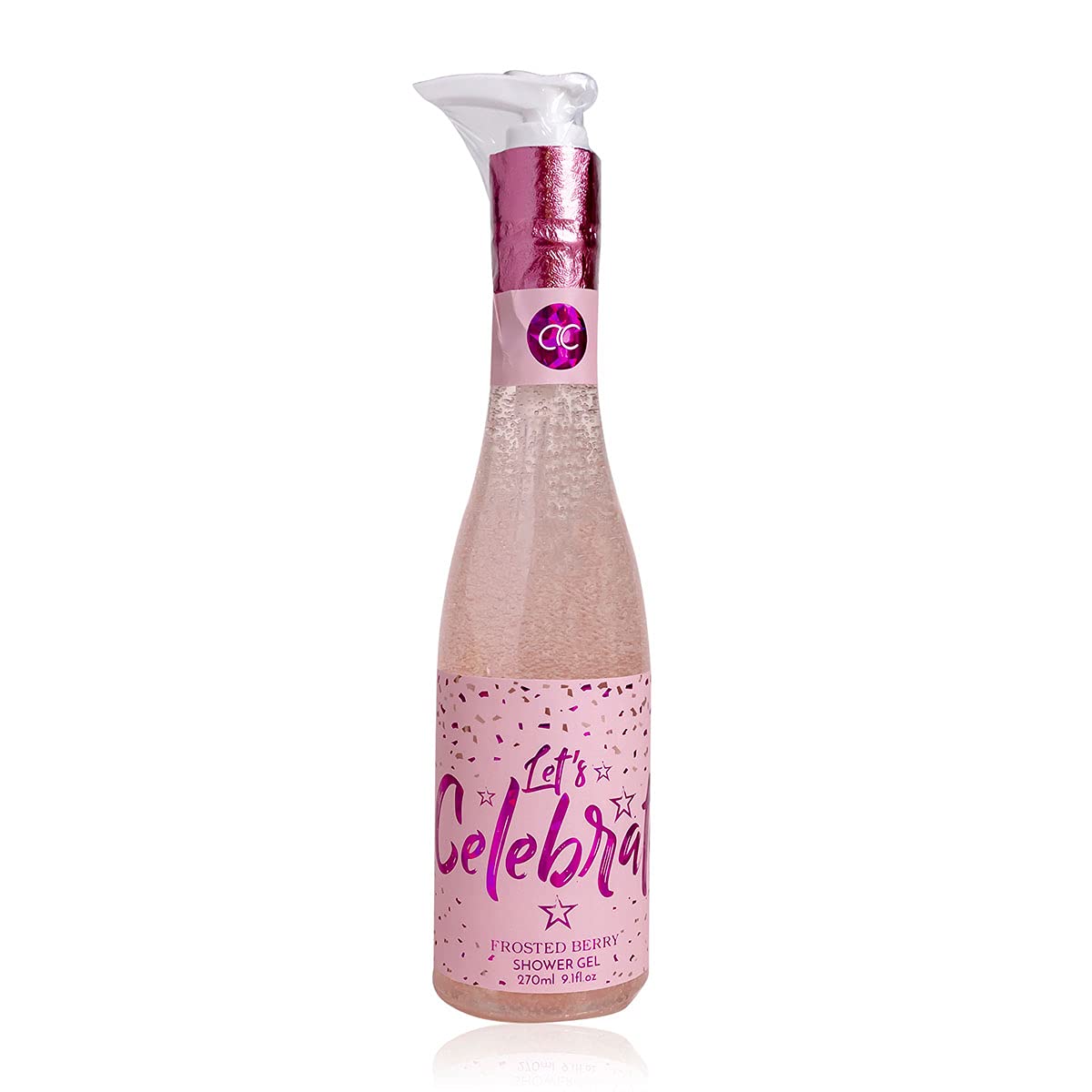 accentra-let-s-celebrate-handseife-in-sektflasche-250-ml-pumpspender-tea-rose-ve image 2