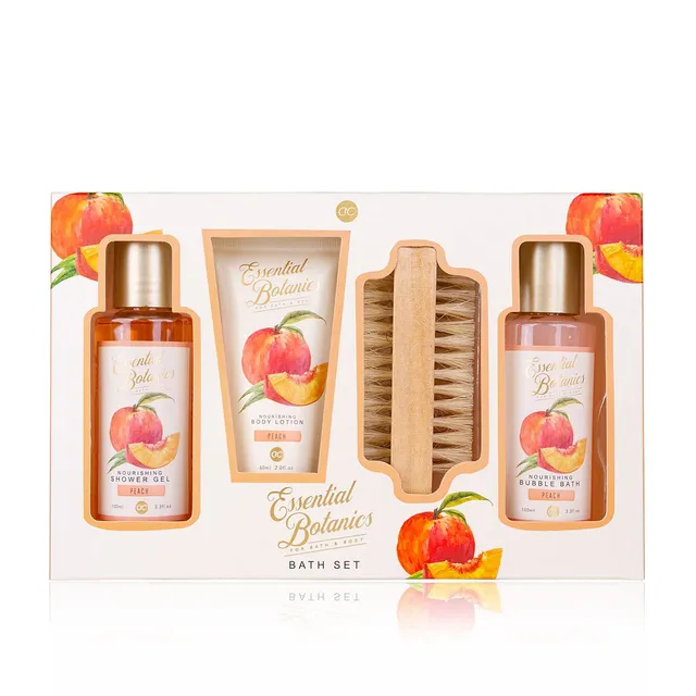 accentra-essential-botanics-fruits-badeset-pfirsich-mit-duschgel-schaumbad-bodyl image 1