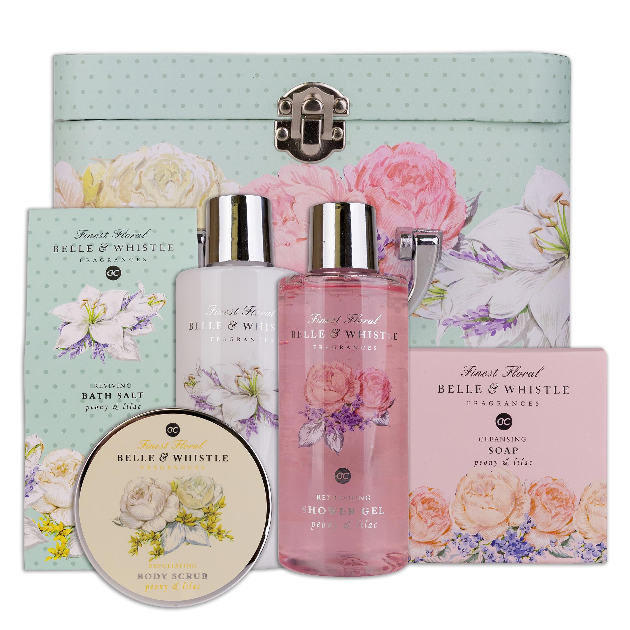 accentra-belle-whistle-badeset-im-papierkoffer-5-teilig-pfingstrose-flieder image 2