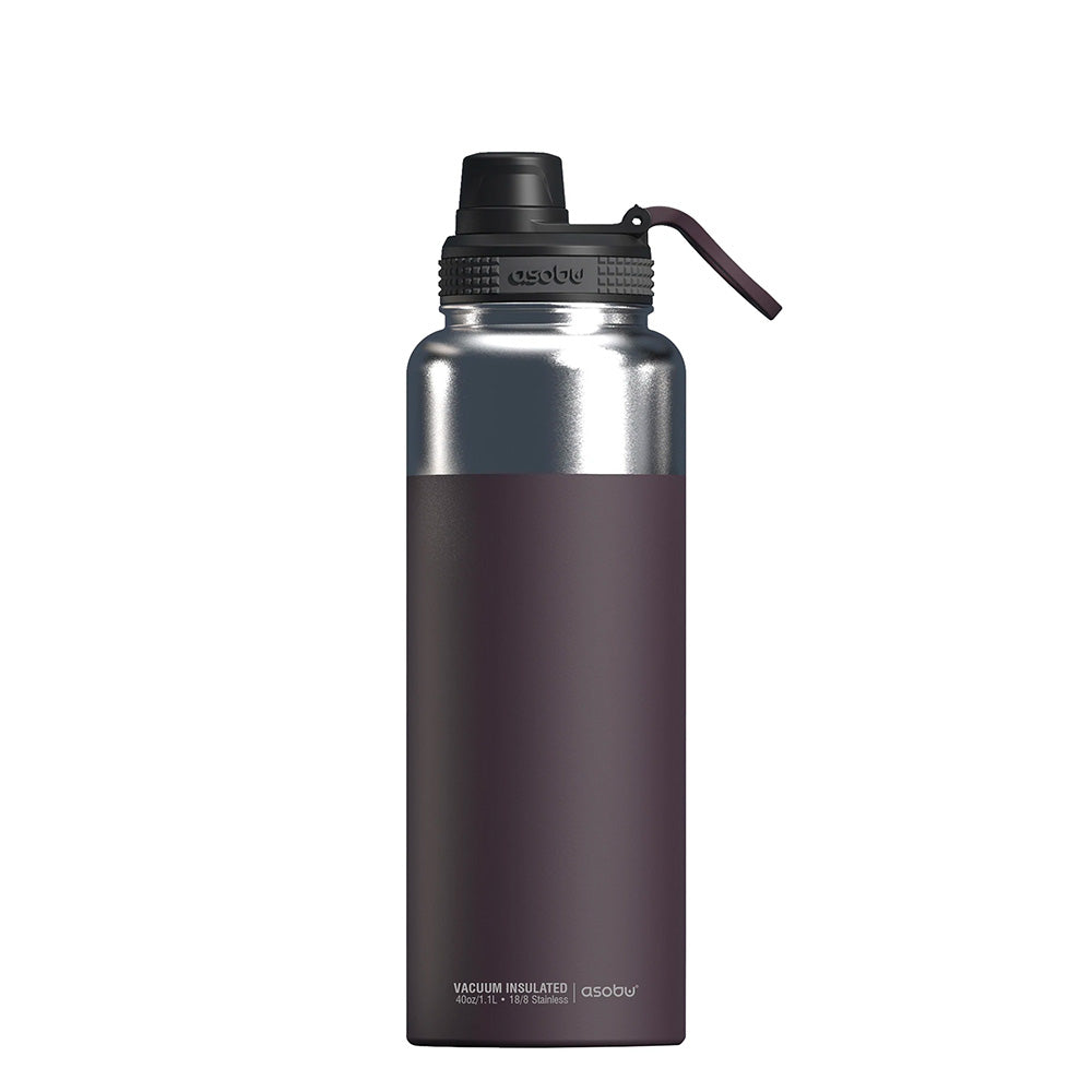 asobu-mighty-flask-trinkflasche-burgundy-40oz image 1