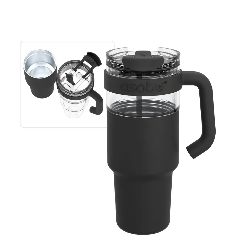 asobu-black-explorer-2-in-1-xl-tumbler-becher-f-r-eiskaffee-und-smoothie image 1