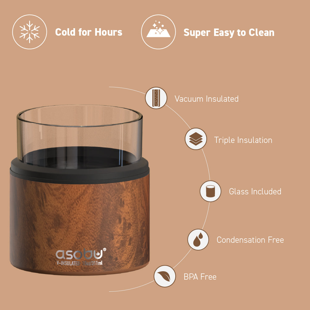 asobu-whiskey-insulated-sleeve-holz-optik-mit-tumbler image 3