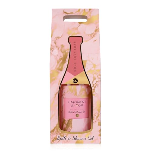 accentra-a-moment-for-you-bade-duschgel-300ml-champagnerflasche-gold-dust-rose image 4