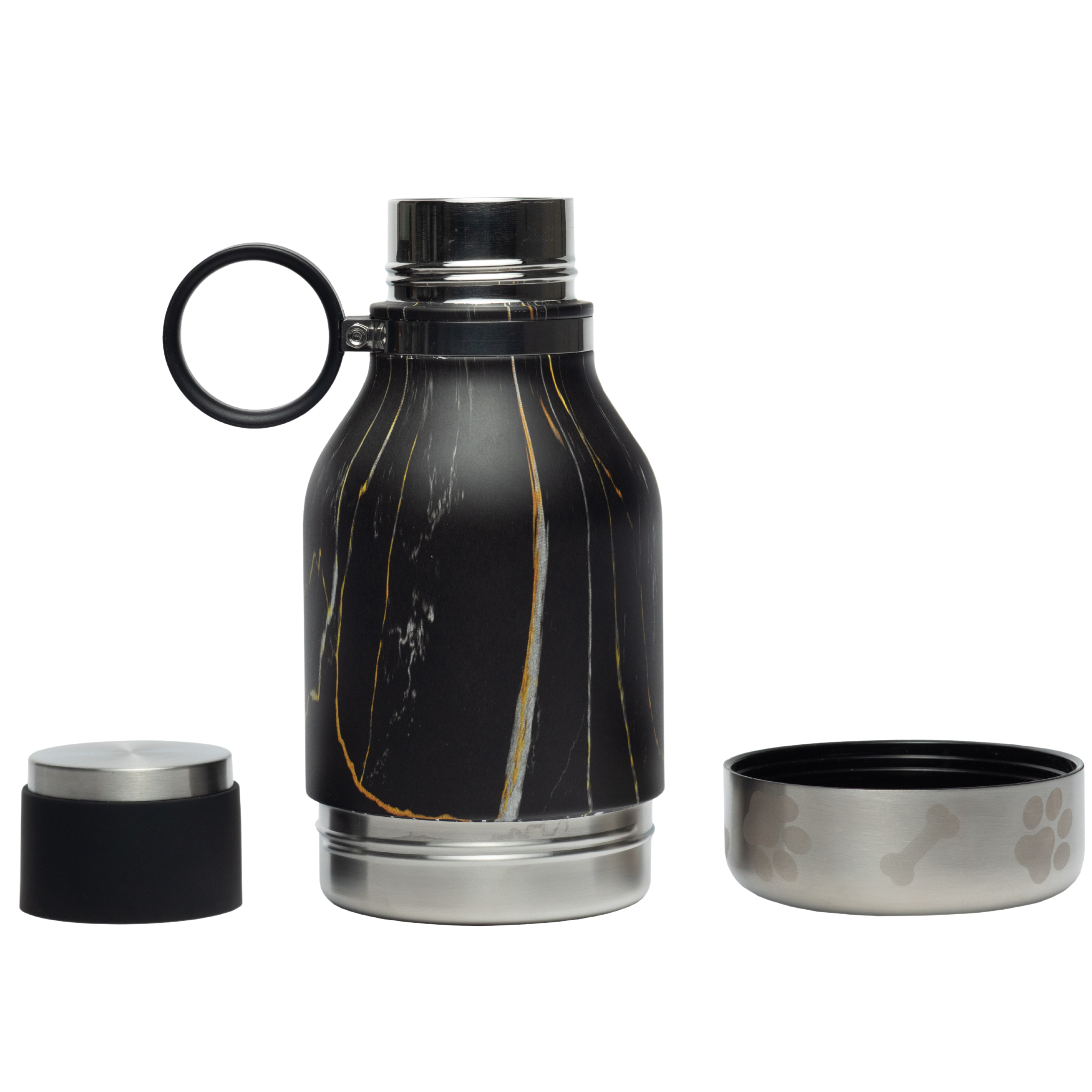 asobu-midnight-marble-dog-bowl-bottle-edelstahl-trinkflasche-mit-hundenapf image 2