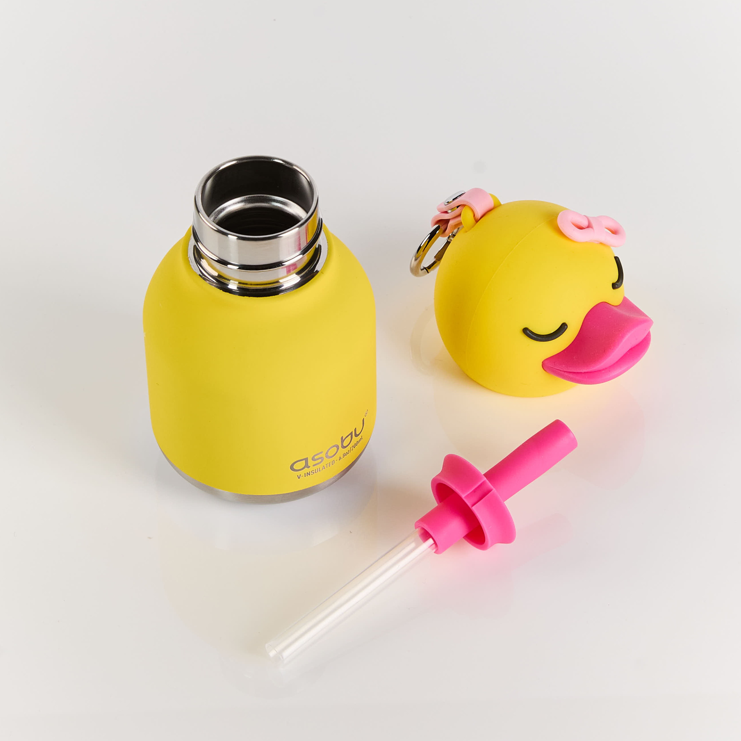 asobu-mini-duck-bestie-isolierflasche-6-7oz-mit-schl-sselring image 7