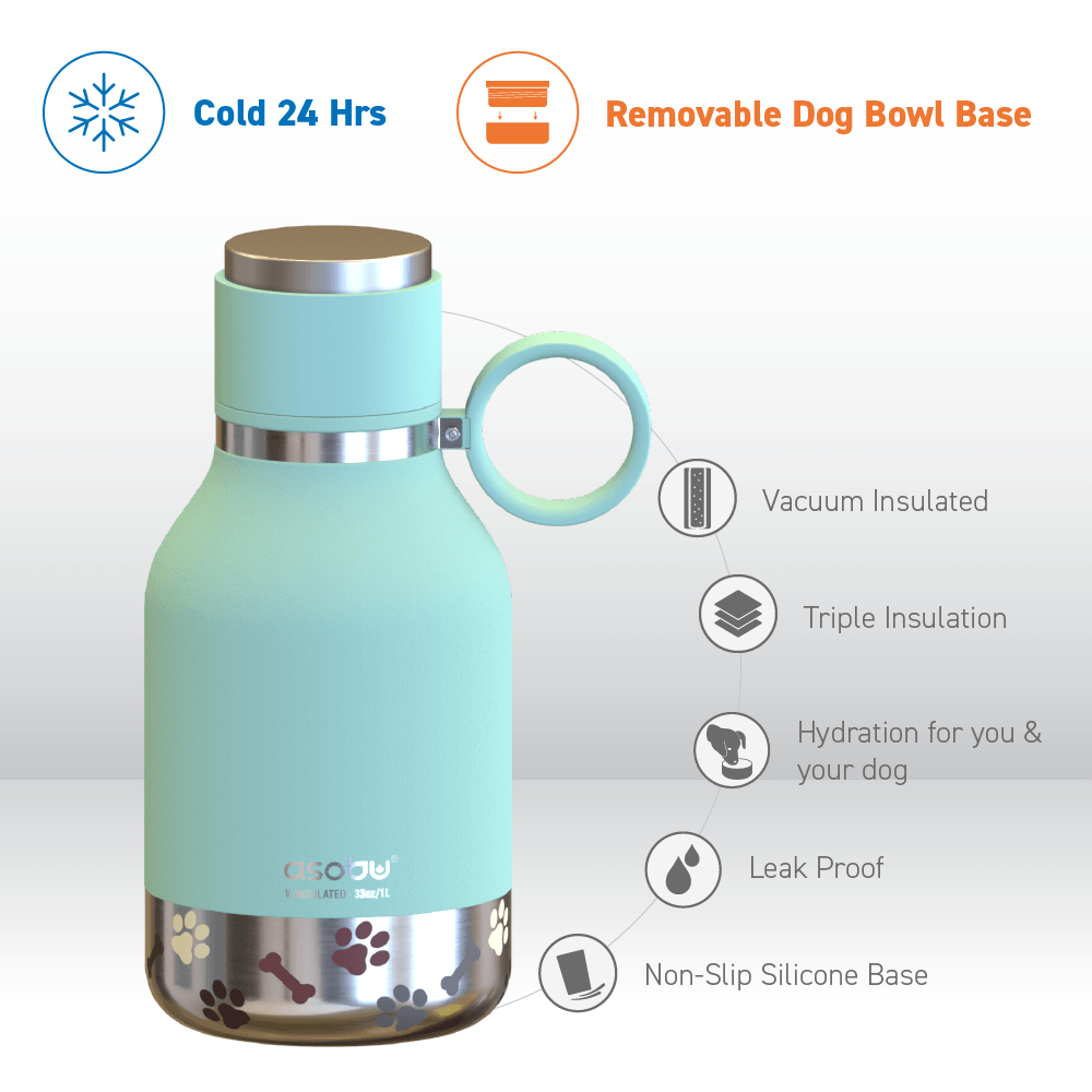 asobu-teal-dog-bowl-bottle-isolierte-edelstahl-trinkflasche-mit-hundenapf image 3