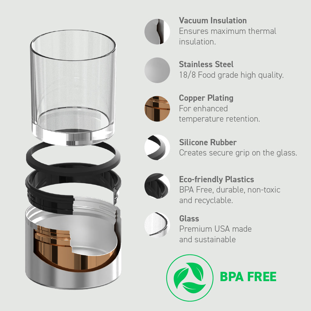 asobu-whiskey-insulated-sleeve-mit-glas-silver image 4