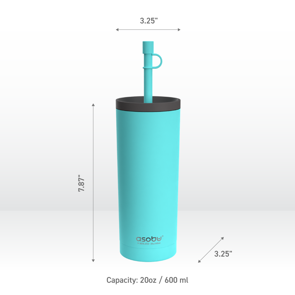 asobu-teal-super-sippy-tumbler-isolierbecher-591-ml image 5