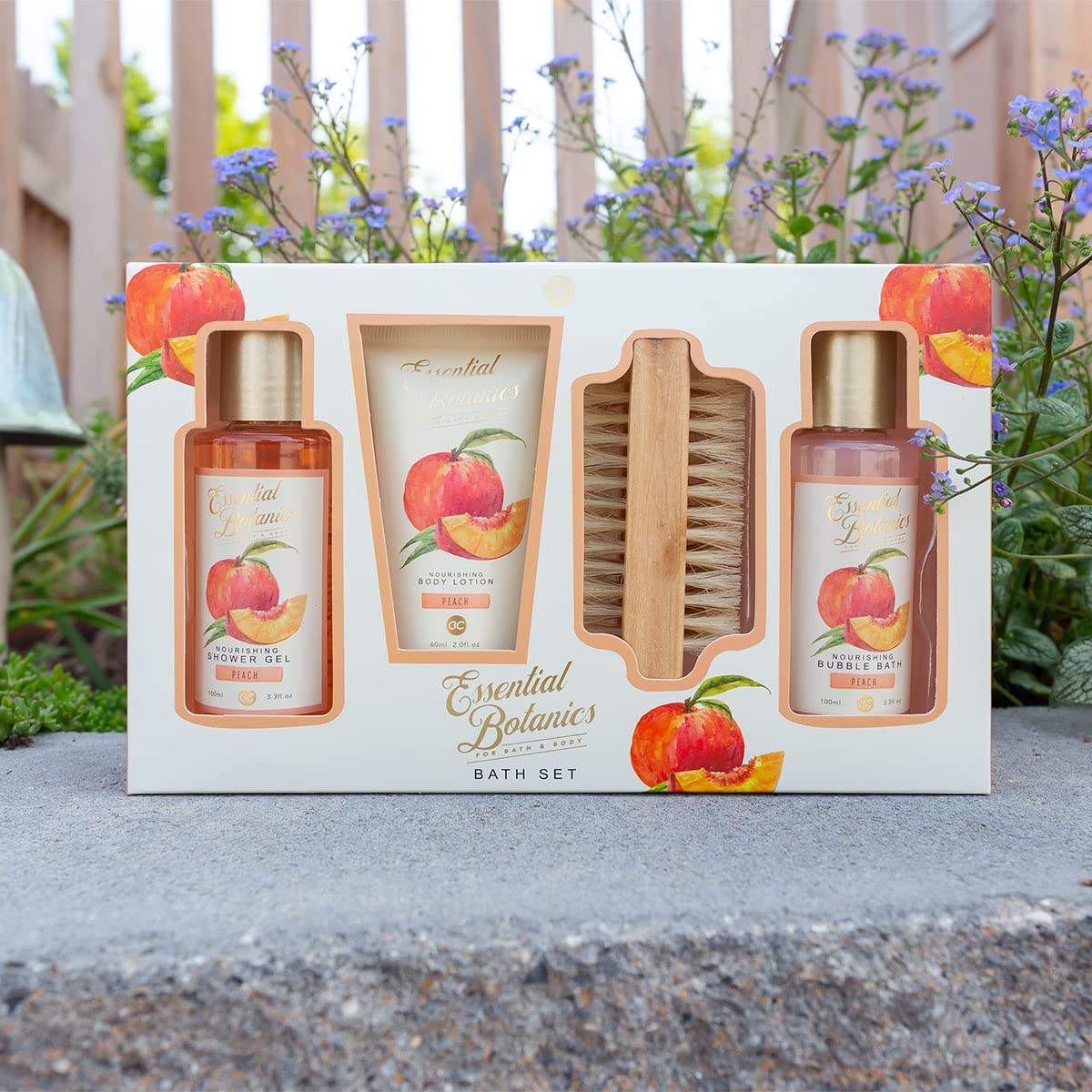 accentra-essential-botanics-fruits-badeset-pfirsich-mit-duschgel-schaumbad-bodyl image 2