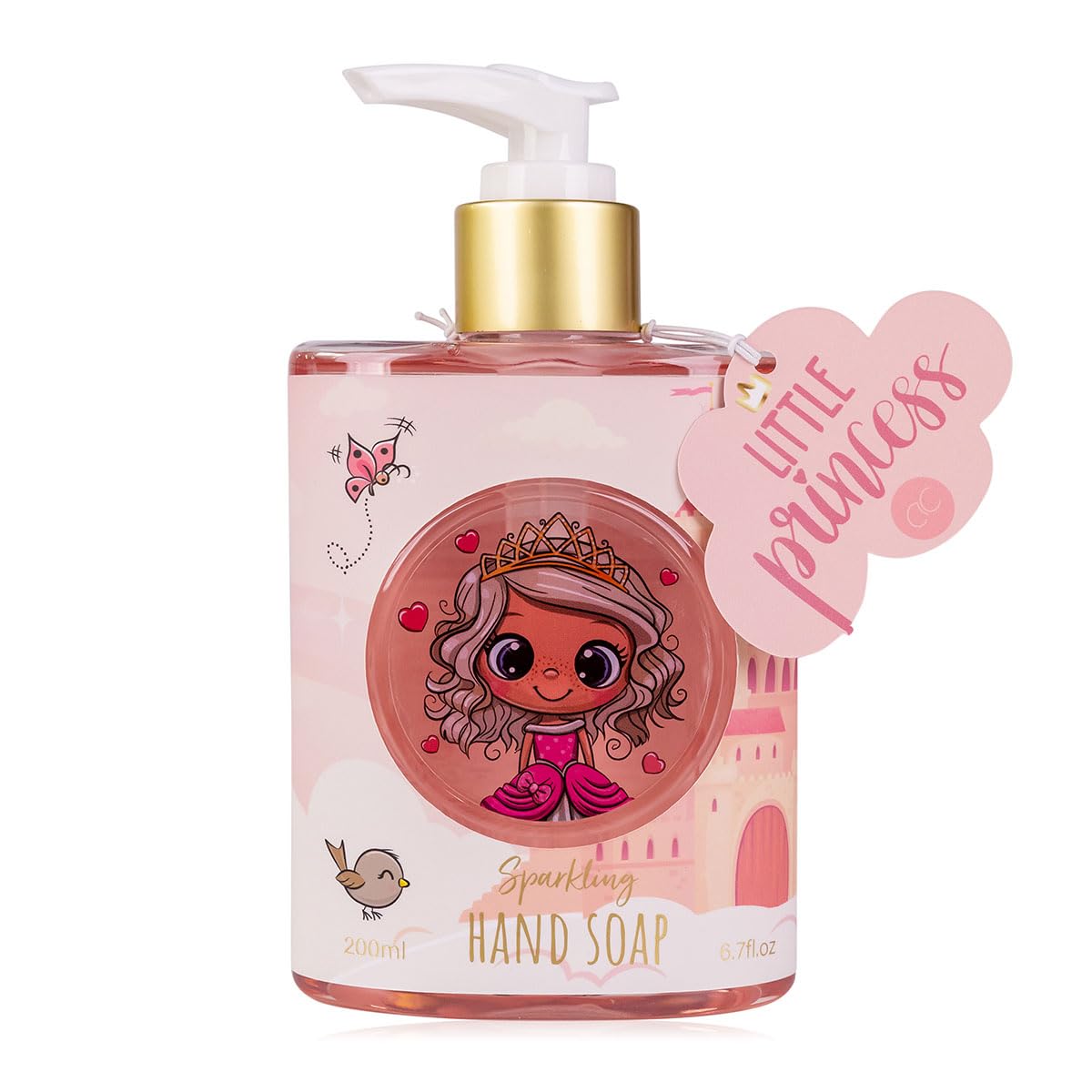 accentra-little-princess-handwaschseife-f-r-kinder-200ml-im-pumpspender-rosa image 1