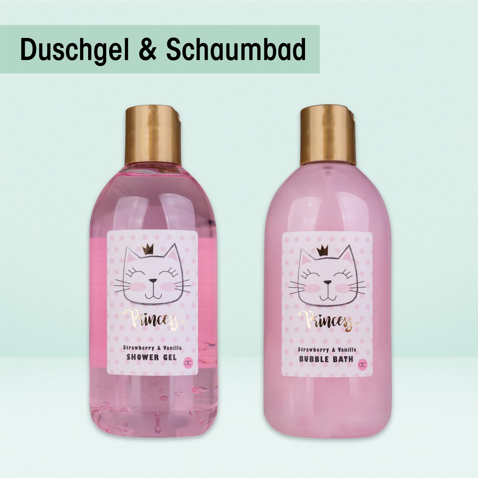accentra-princess-kitty-duschset-7-teilig-erdbeer-vanille-im-papierkoffer image 7