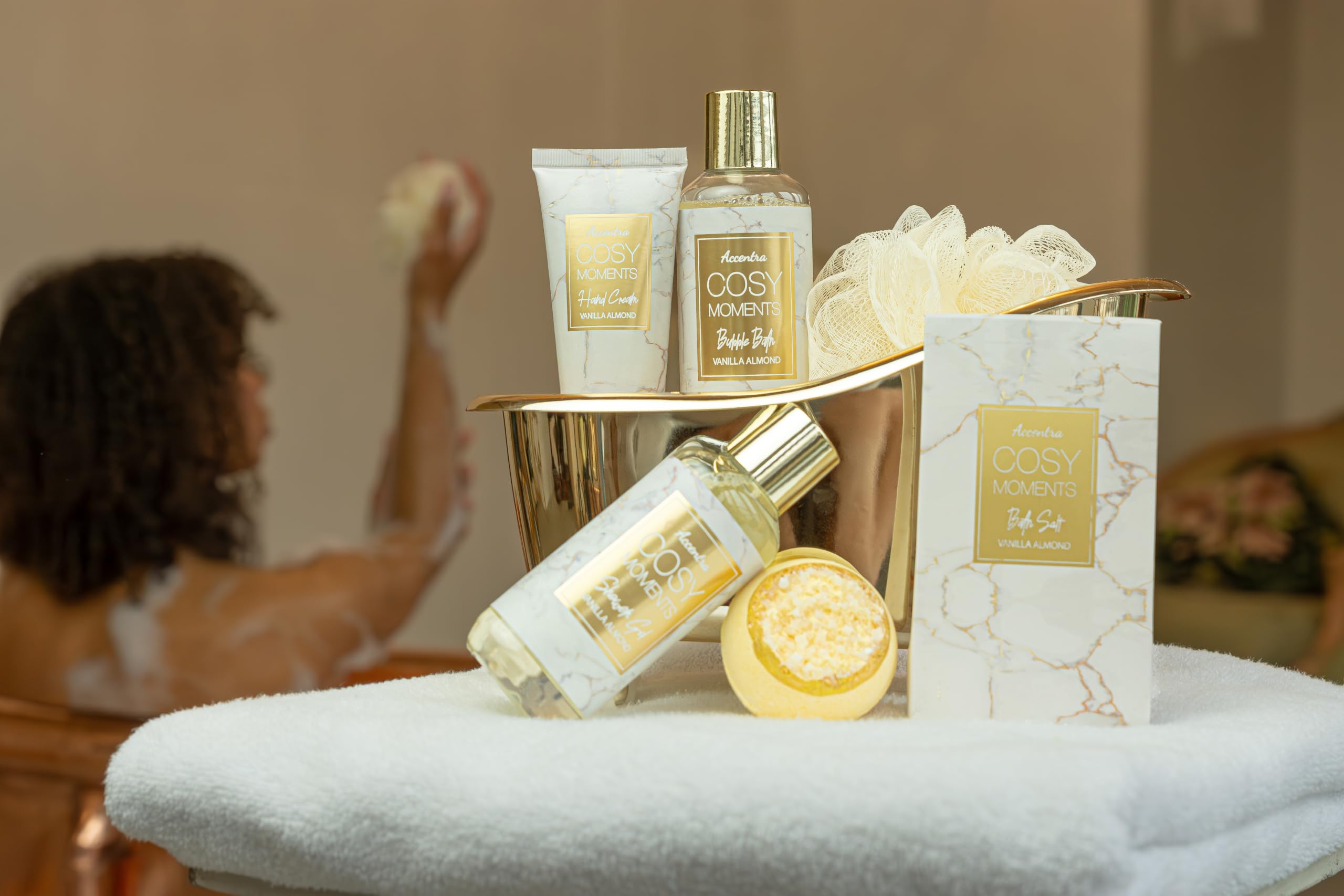 accentra-badeset-cosy-moments-vanille-mandel-gold image 8