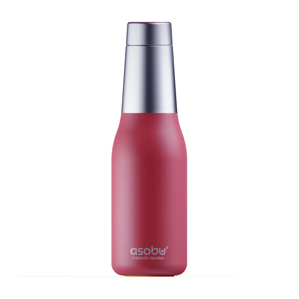 asobu-oasis-bottle-20oz-trinkflasche-rot-vakuumisoliert-24h-kalt image 1