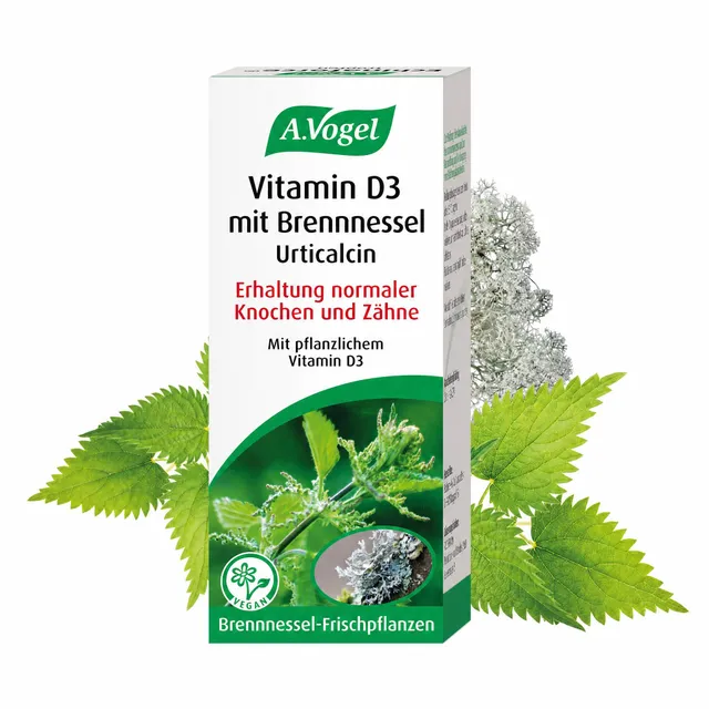 a-vogel-urticalcin-vitamin-d3-mit-brennessel-pflanzliche-kautabletten image 1