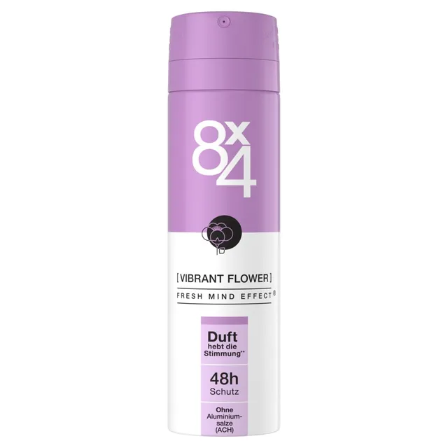 8x4-vibrant-flower-deospray-150-ml-ohne-aluminium-ach image 1