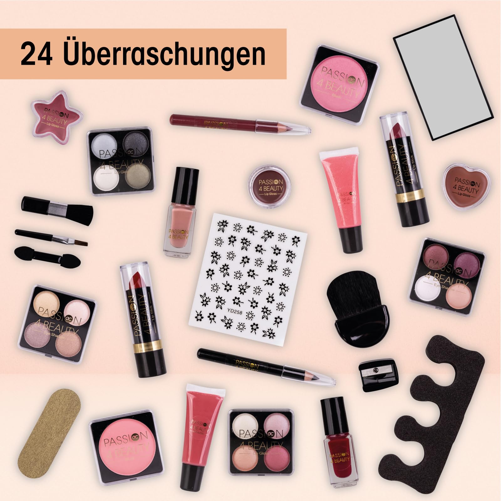accentra-beauty-adventskalender-21-5x6-5x25-5-cm-mit-24-make-up-produkten image 5