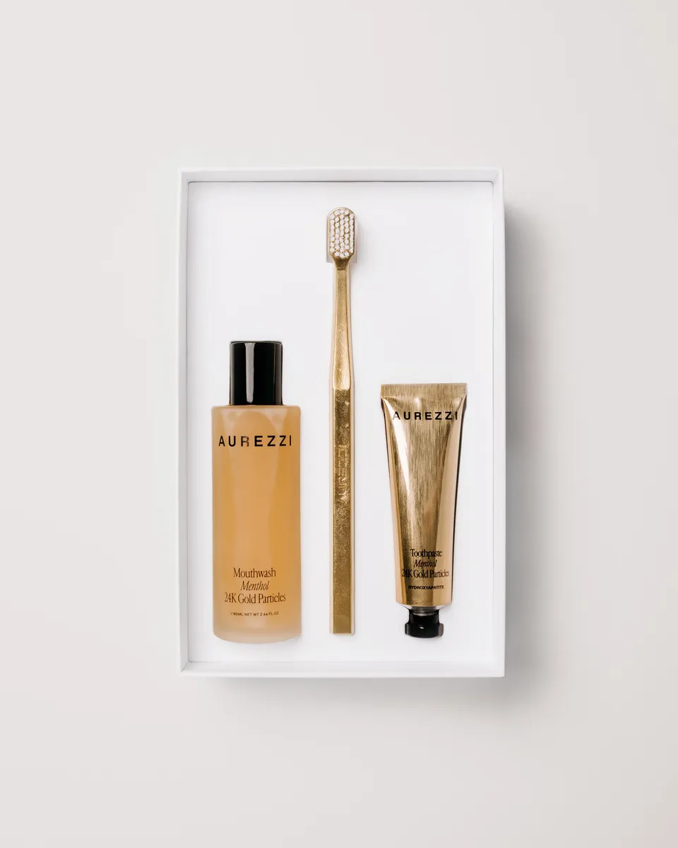 aurezzi-travel-trio-gold-zahnb-rste-wei-e-borsten-reiseset image 1
