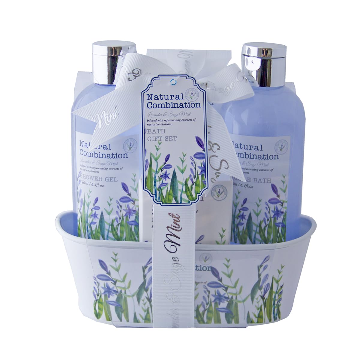 accentra-badeset-lavendel-salbei-in-metallbox-duschgel-190ml-schaumbad-190ml-bod image 1
