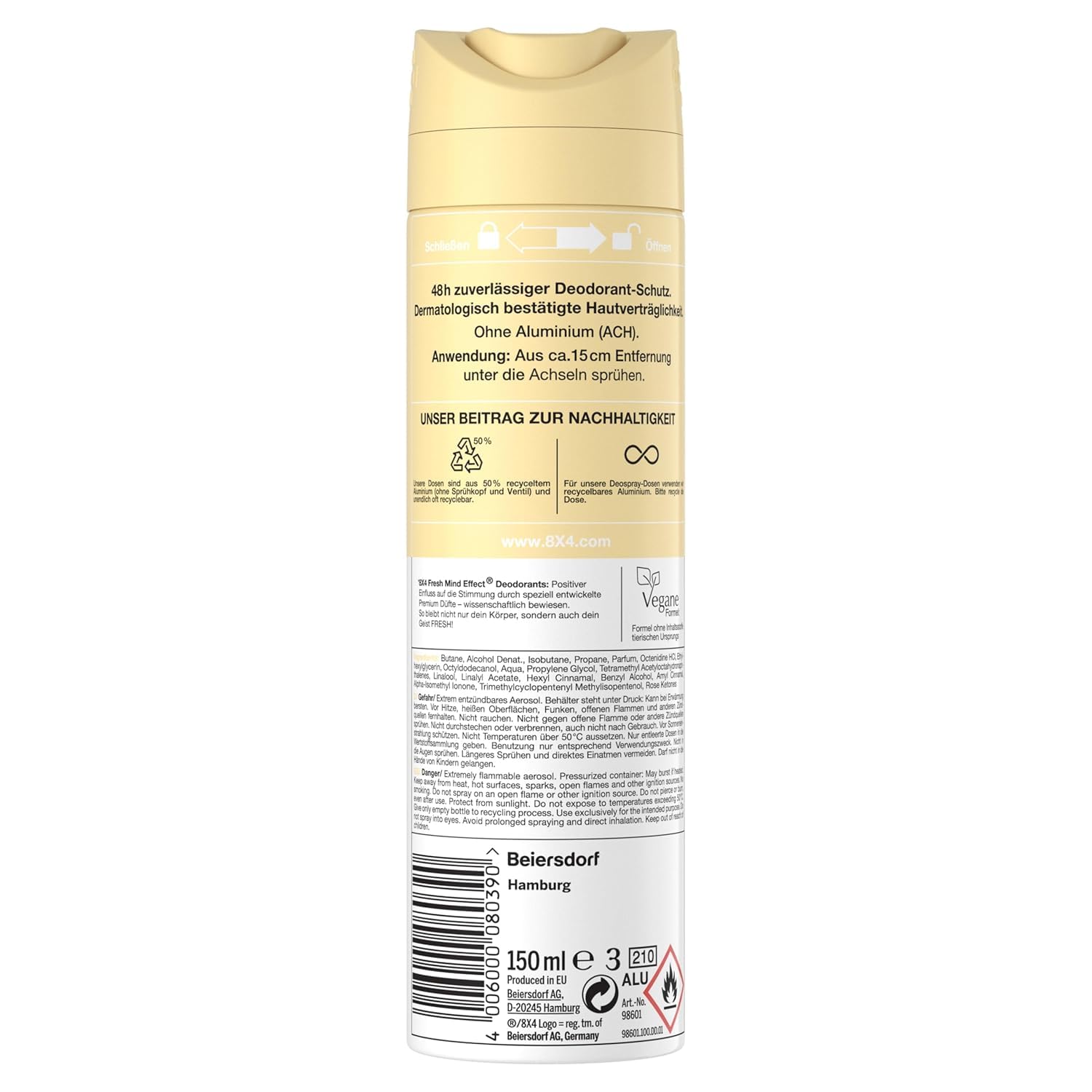 8x4-vanilla-twist-deospray-ohne-aluminium-150-ml-mit-48h-schutz image 7