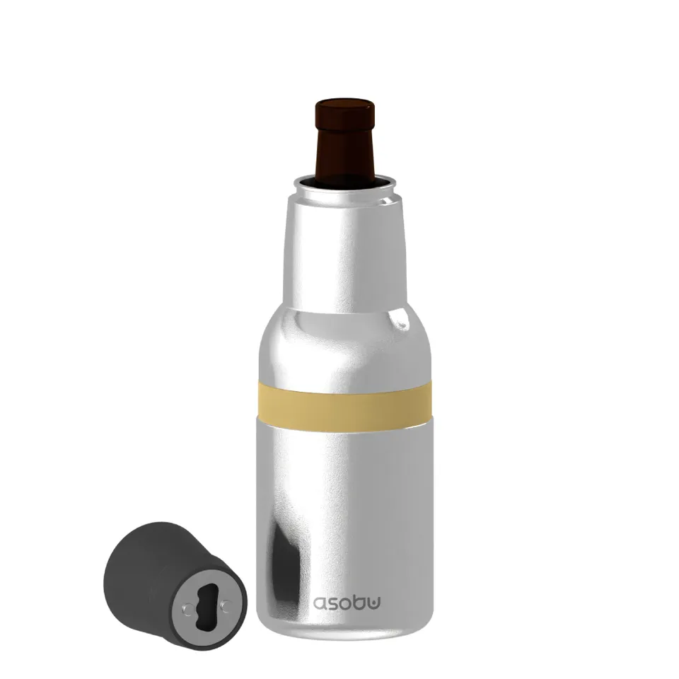 asobu-frosty-beer-2-0-shimmery-silver-flaschen-und-dosenk-hler image 1