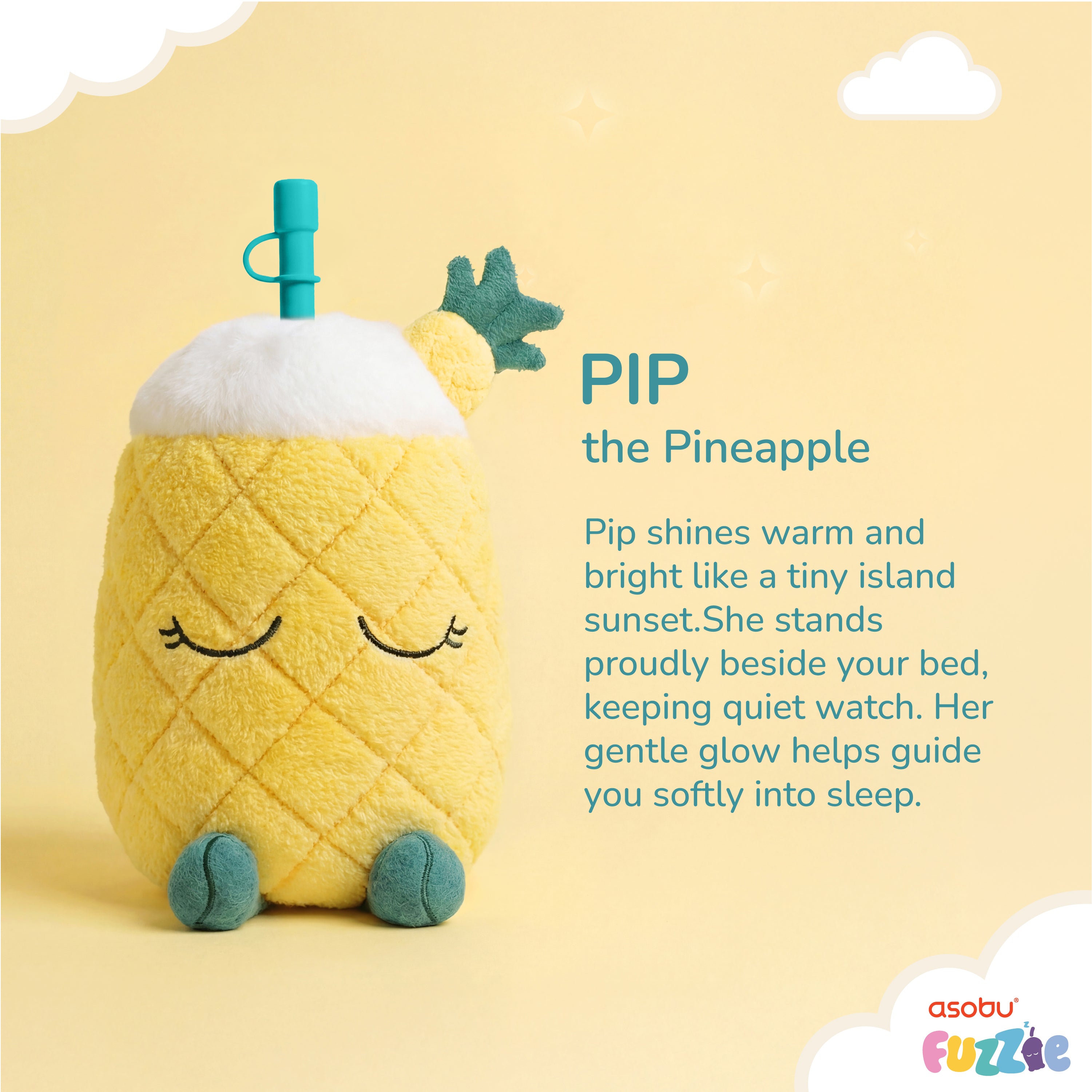asobu-pip-the-pineapple-fuzzie-14oz-pl-sch-tumbler-isoliert image 2