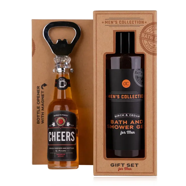 accentra-geschenkset-men-s-collection-duschgel-150-ml-flaschen-ffner image 1