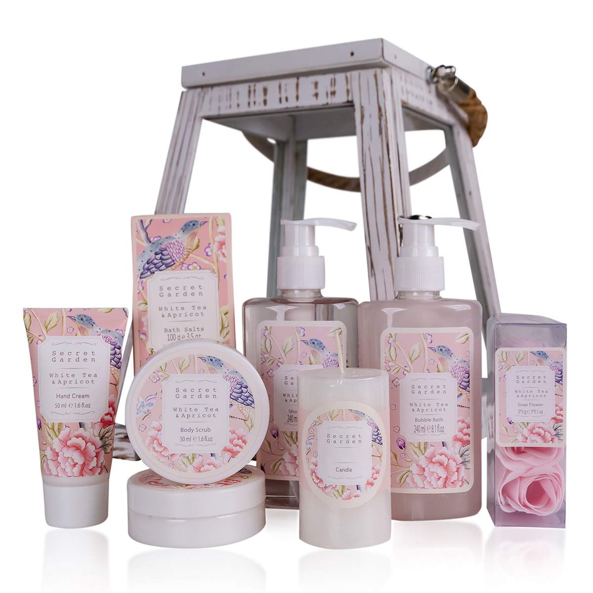 accentra-secret-garden-geschenkset-in-holzlaterne-white-tea-apricot image 2