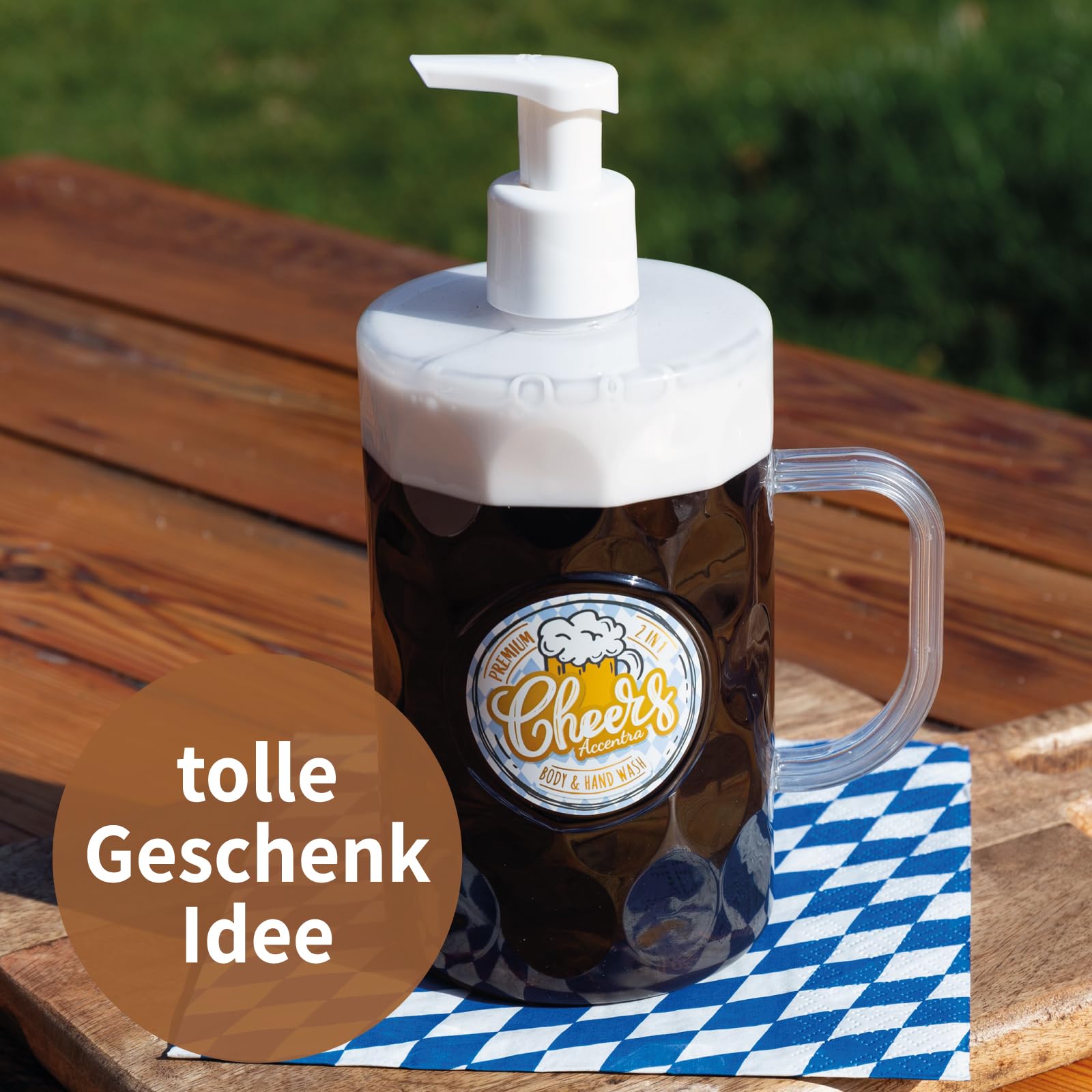 accentra-bierkrug-seifenspender-720-ml-2in1-handseife-duschgel-birke-zeder image 3