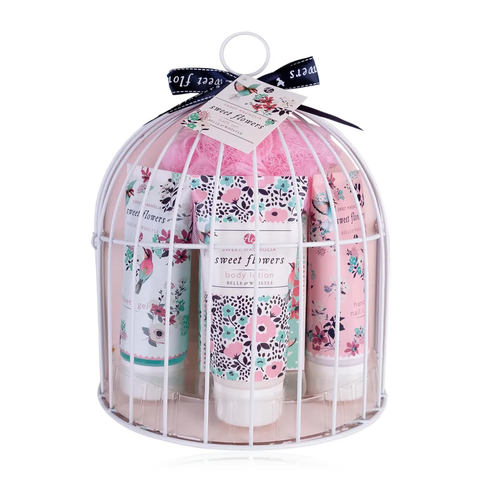 accentra-sweet-flowers-duschset-im-vogelk-fig-f-r-frauen-5tlg-magnolia-mit-schwa image 1