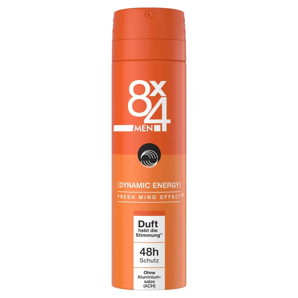 8x4-men-deo-n-20-dynamic-energy-deospray-150-ml-ohne-aluminium image 1