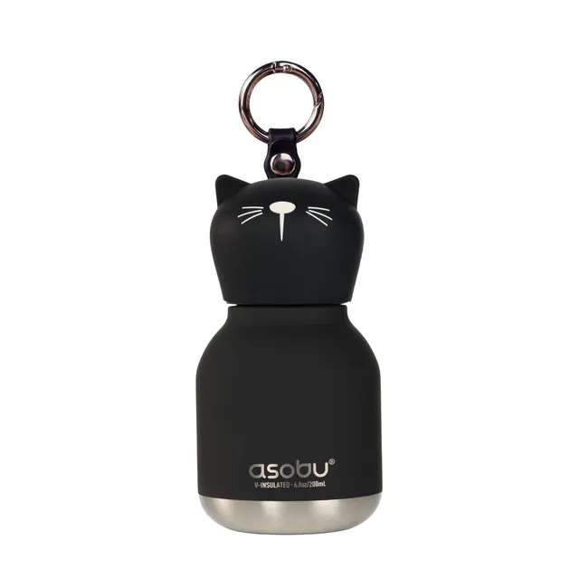 asobu-mini-kitty-bestie-bottle-200-ml-isolierflasche-mit-strohhalm image 1