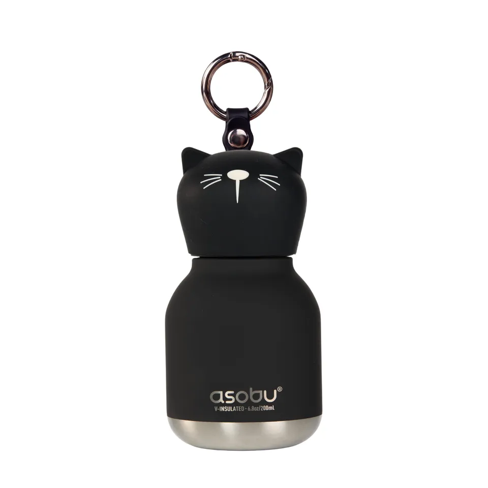 asobu-mini-kitty-bestie-bottle-200-ml-isolierflasche-mit-strohhalm image 1