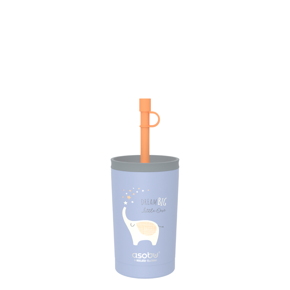 asobu-blue-mini-sippy-12oz-kinder-trinkflasche-edelstahl image 1