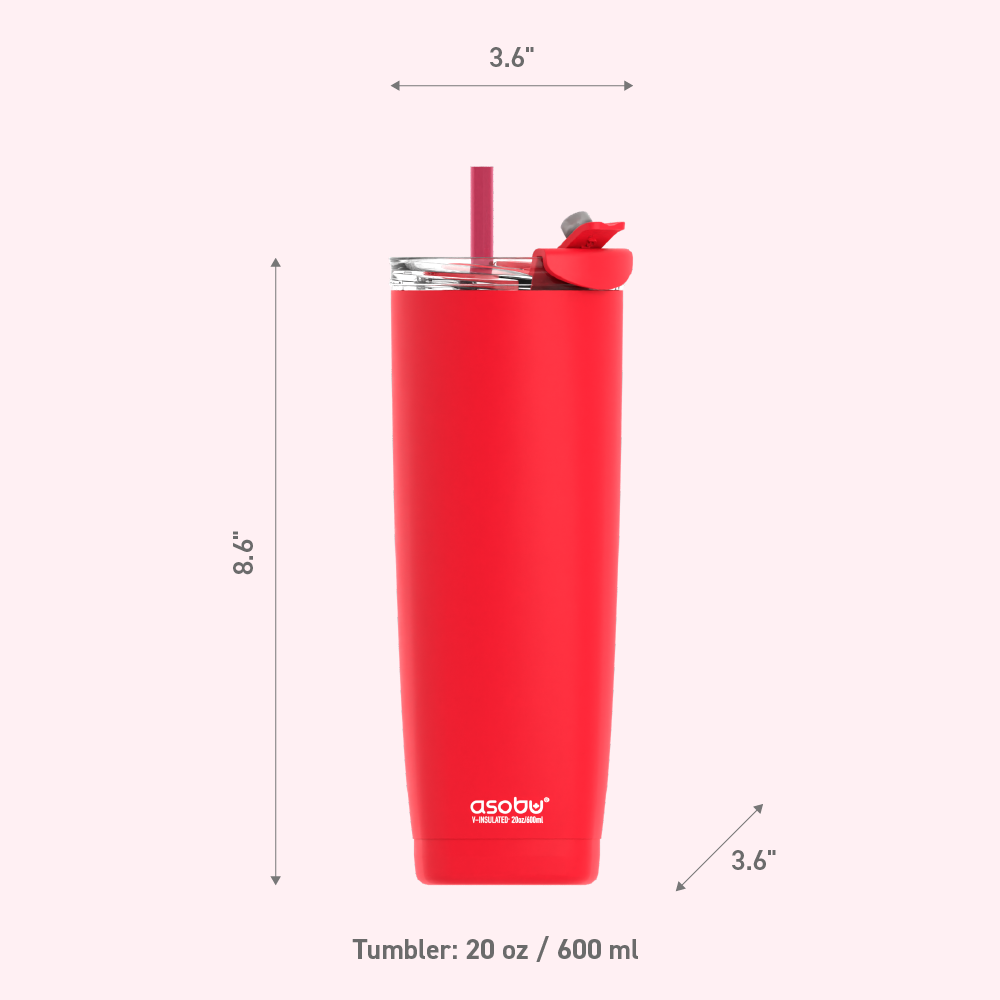 asobu-red-aqualina-tumbler-20oz-isolierbecher image 6