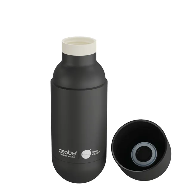 asobu-puramic-orb-bottle-isolierflasche-414ml-14oz-black image 1