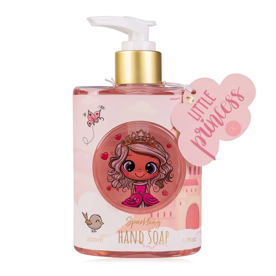 accentra-little-princess-handwaschseife-f-r-kinder-200ml-im-pumpspender-rosa image 1