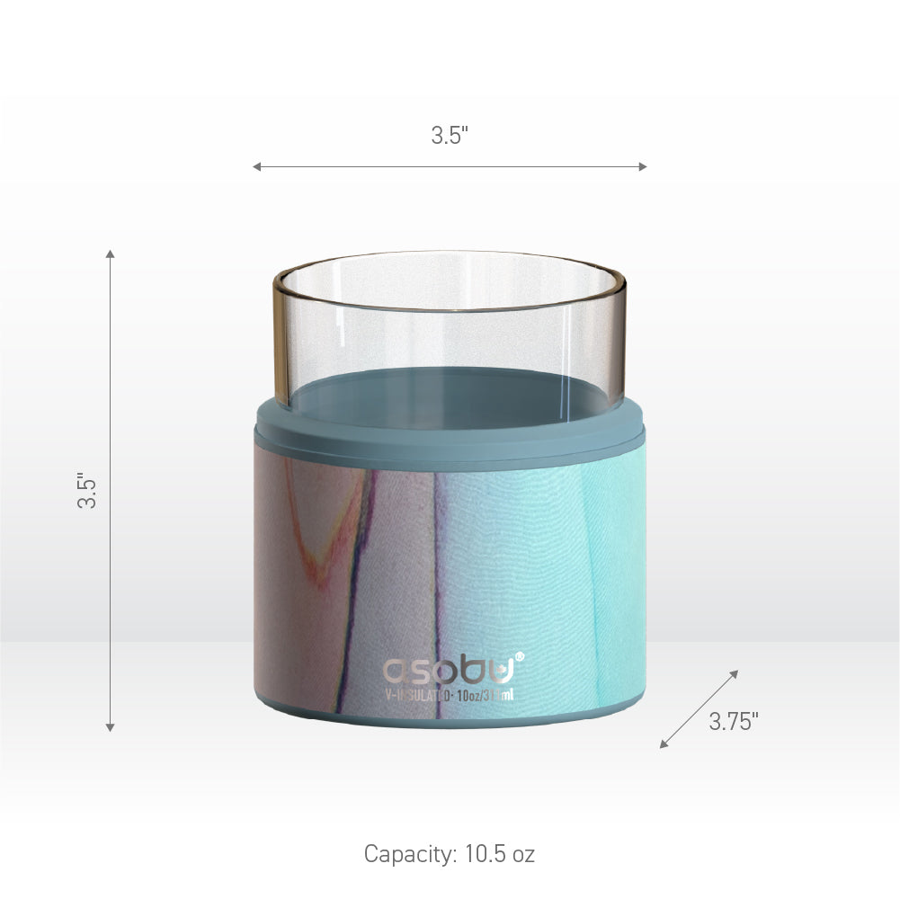 asobu-aqua-marble-whiskey-insulated-sleeve image 6