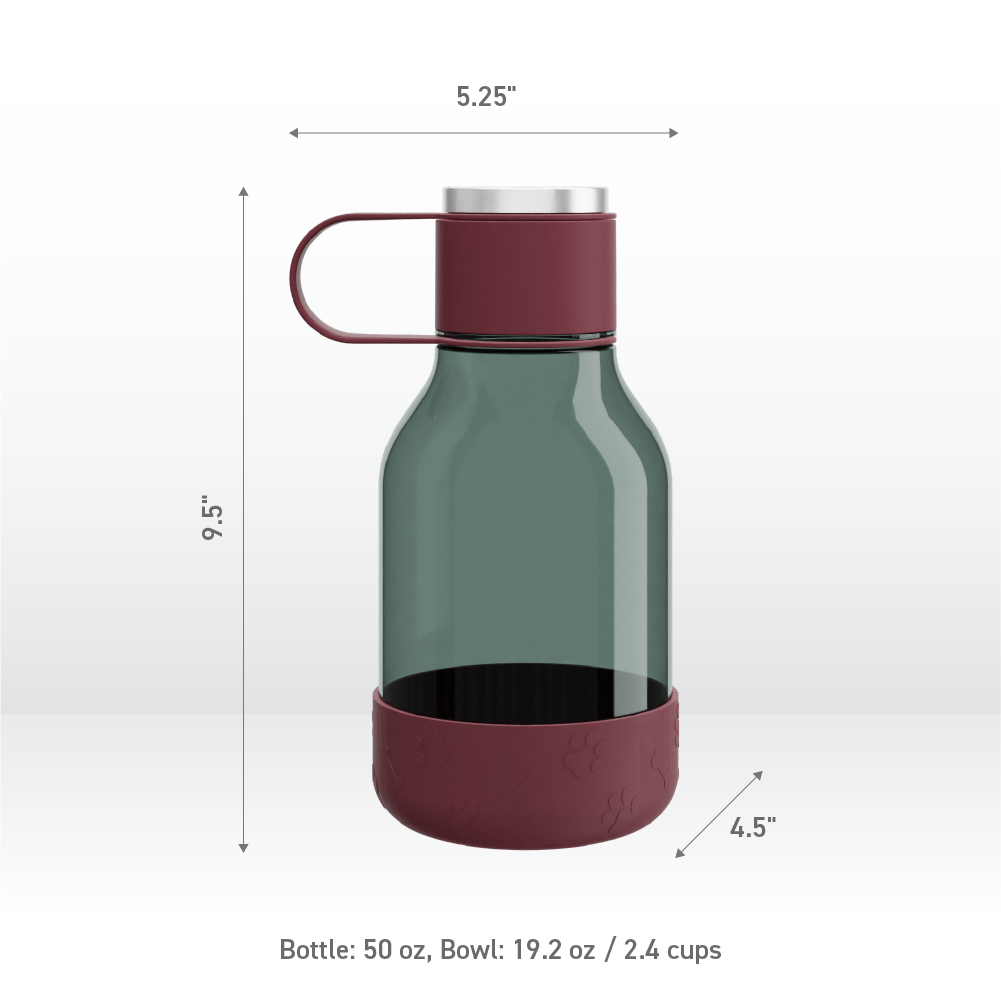 asobu-dog-bowl-bottle-lite-burgundy-trinkflasche-mit-abnehmbarem-hundenapf image 5