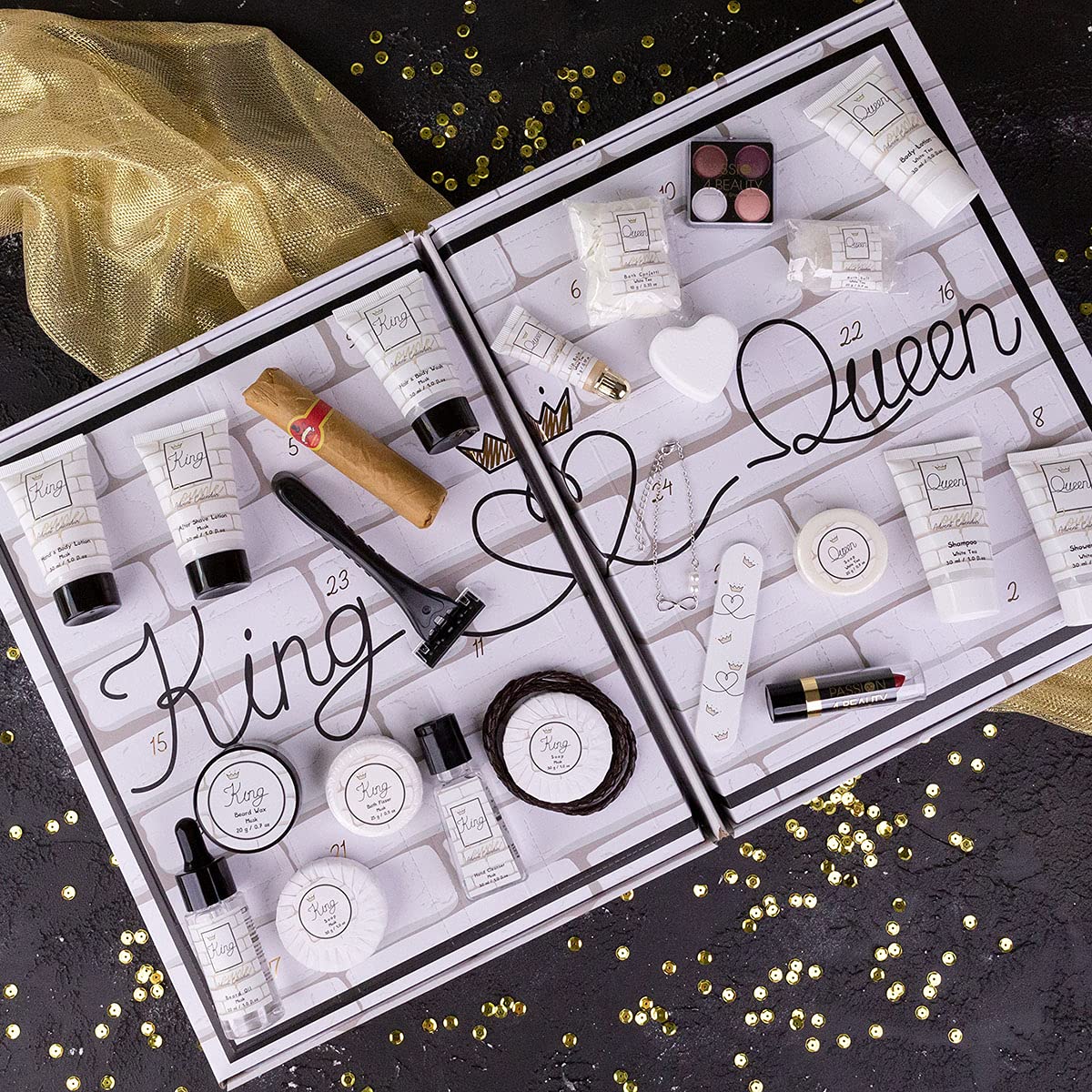 accentra-beauty-adventskalender-king-queen-f-r-paare-24-teilig image 2