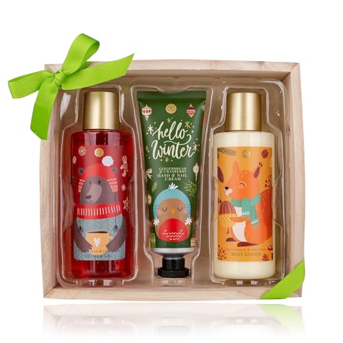accentra-hautpflege-set-damen-in-holzbox-duschgel-bodylotion-handcreme-gingerbre image 3