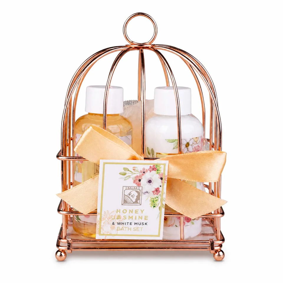accentra-badeset-honey-jasmine-3-teilig-im-drahtkorb-apricot-wei-gold image 1